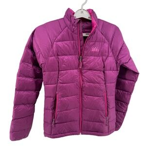 REI Co-op Down Puffer Jacket Purple Pertex‎ Quantum Women's XS Insulated